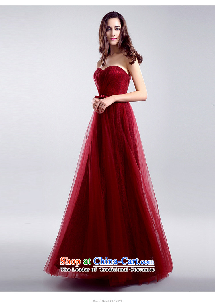 The Syrian brides wedding dresses time wiping the chest long drink served the betrothal of Sau San evening dress will car models banquet bridesmaid dress wine red S picture, prices, brand platters! The elections are supplied in the national character of distribution, so action, buy now enjoy more preferential! As soon as possible.