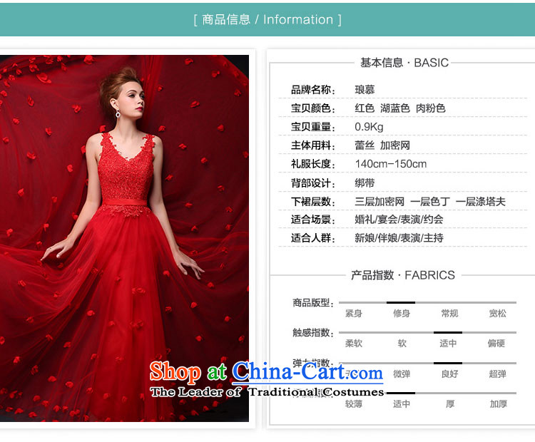 The new 2015 Luang evening dresses, long gown bride red toasting champagne banquet service annual summer pink dresses small M picture, prices, brand platters! The elections are supplied in the national character of distribution, so action, buy now enjoy more preferential! As soon as possible.