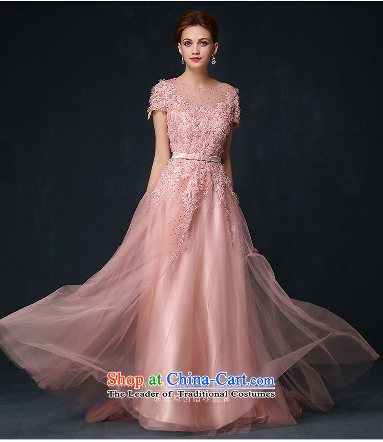 The dress Luang in summer and autumn 2015 new Korean bridal dresses posted drill flowers long skirt dresses evening banquet bare pink S picture, prices, brand platters! The elections are supplied in the national character of distribution, so action, buy now enjoy more preferential! As soon as possible.