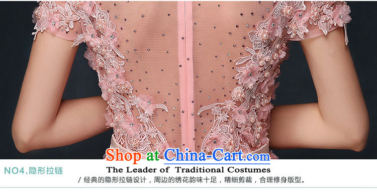 The dress Luang in summer and autumn 2015 new Korean bridal dresses posted drill flowers long skirt dresses evening banquet bare pink S picture, prices, brand platters! The elections are supplied in the national character of distribution, so action, buy now enjoy more preferential! As soon as possible.