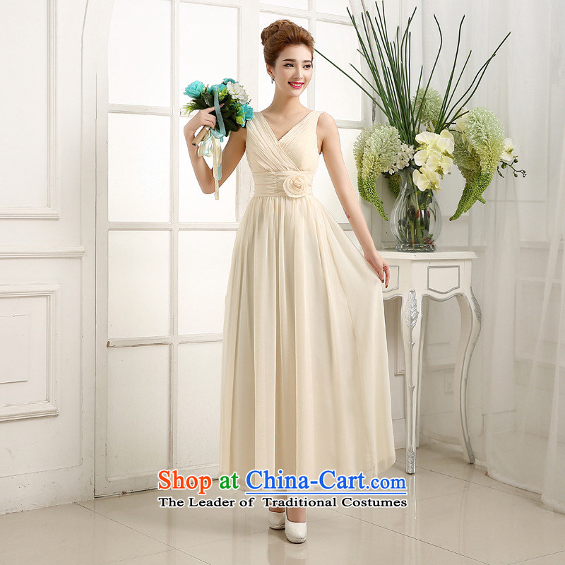 Naoji a bridesmaid Services Mr Ronald new bridesmaid mission dress bridesmaid skirts and sisters evening dresses long dresses long skirt bridesmaid dress 6414 champagne color code, yet, are a , , , shopping on the Internet