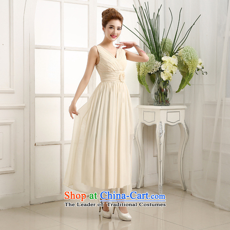 Naoji a bridesmaid Services Mr Ronald new bridesmaid mission dress bridesmaid skirts and sisters evening dresses long dresses long skirt bridesmaid dress 6414 champagne color code, yet, are a , , , shopping on the Internet