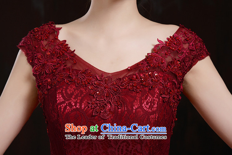 However Service Bridal Fashion 2014 new marriage shoulders red dress long under the auspices of Sau San dress female dark red XL Photo, prices, brand platters! The elections are supplied in the national character of distribution, so action, buy now enjoy more preferential! As soon as possible.