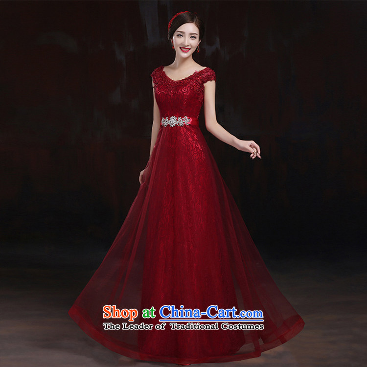 However Service Bridal Fashion 2014 new marriage shoulders red dress long under the auspices of Sau San dress female dark red XL Photo, prices, brand platters! The elections are supplied in the national character of distribution, so action, buy now enjoy more preferential! As soon as possible.