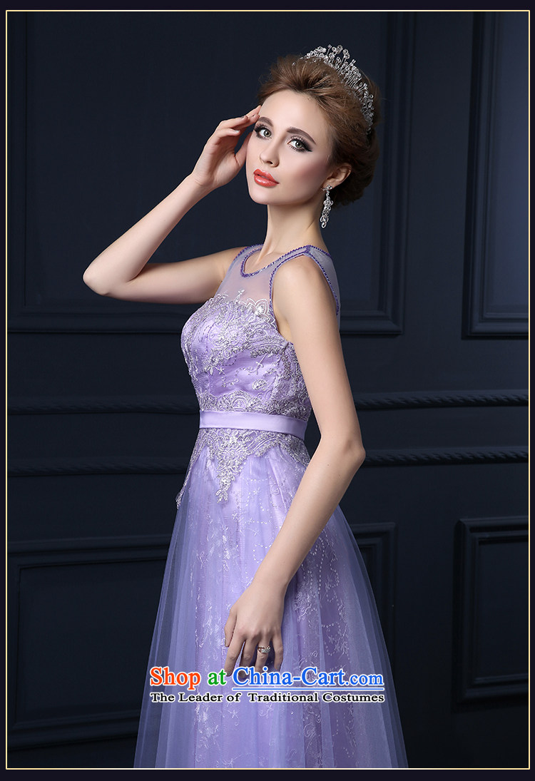 The leading edge of the Formosa lily wedding dresses 2015 new marriages bows to Korean word will shoulder graphics thin lace long gown banquet service sweet bridesmaid serving a light purple XXL picture, prices, brand platters! The elections are supplied in the national character of distribution, so action, buy now enjoy more preferential! As soon as possible.
