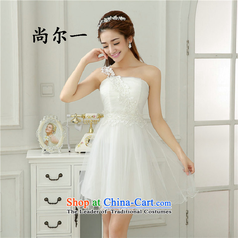 Naoji marriages bows services a short, small dresses 2015 banquet evening dresses bridesmaid to skirt summer female white are code of 670.5 naoji a , , , shopping on the Internet