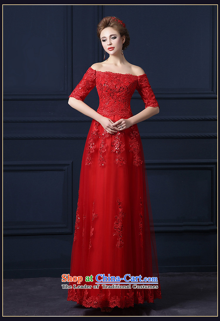 The leading edge of the Formosa lily wedding dresses new Word 2015 winter shoulder Korean lace evening dress marriages bows stylish Sweet will serve banquet service bridesmaid Services Advanced Custom Image red, prices, brand platters! The elections are supplied in the national character of distribution, so action, buy now enjoy more preferential! As soon as possible.