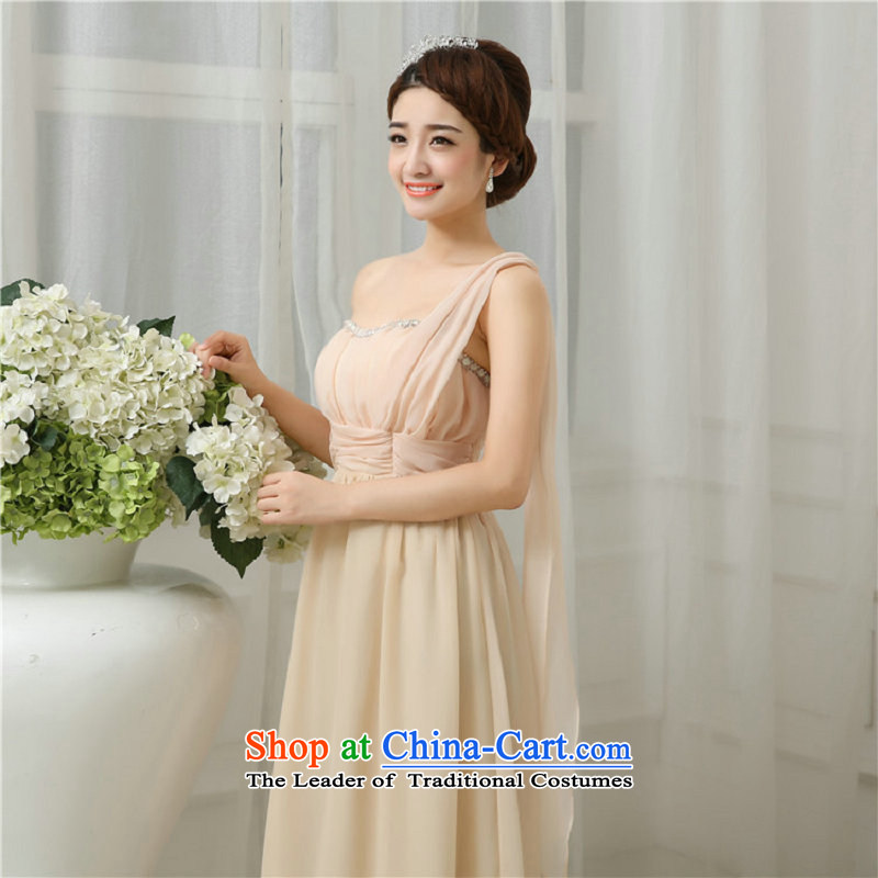 Yet, a new 2015 Summer bridesmaid dresses and chest bridesmaid service long skirt sister bridesmaid mission 6507 champagne color code, yet, are a , , , shopping on the Internet