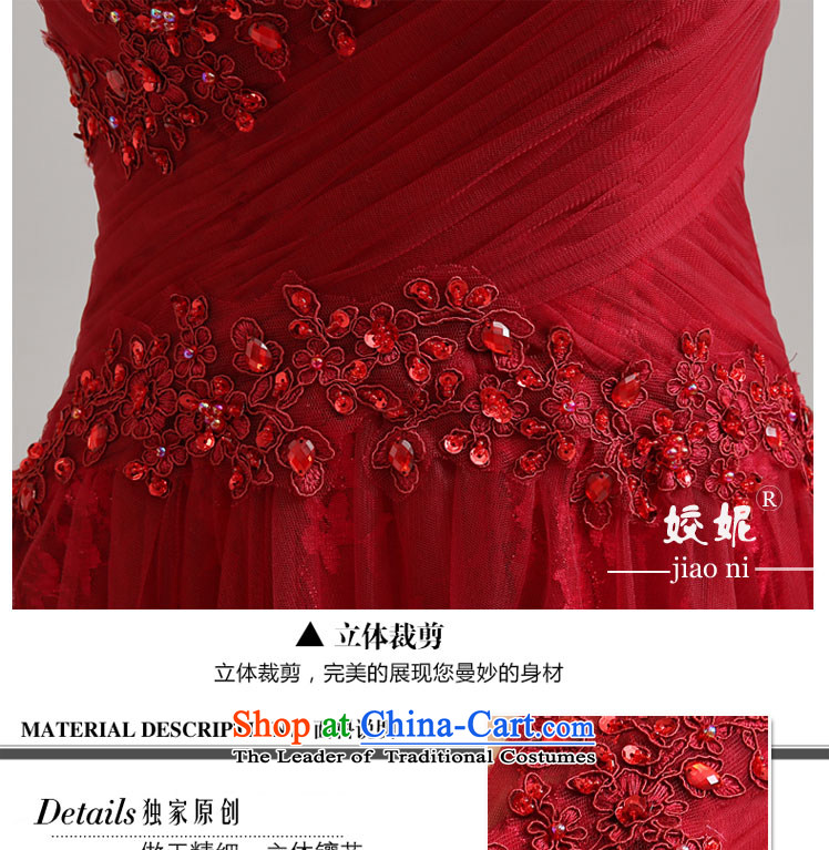 Each Connie wine red reception banquet evening dresses 2015 Summer shoulders Sau San long stylish wedding dresses brides web services LF0016 drink wine red tailored does not allow for pictures, prices, brand platters! The elections are supplied in the national character of distribution, so action, buy now enjoy more preferential! As soon as possible.