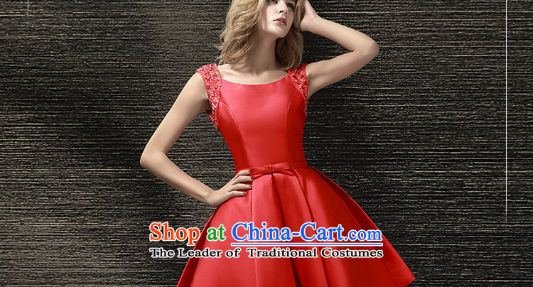 The Holy her wedding dresses Summer 2015 new bride Wedding Dress Short of shoulders red dress uniform dress bows RED M picture, prices, brand platters! The elections are supplied in the national character of distribution, so action, buy now enjoy more preferential! As soon as possible.