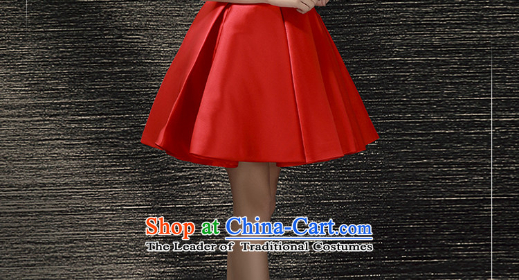 The Holy her wedding dresses Summer 2015 new bride Wedding Dress Short of shoulders red dress uniform dress bows RED M picture, prices, brand platters! The elections are supplied in the national character of distribution, so action, buy now enjoy more preferential! As soon as possible.
