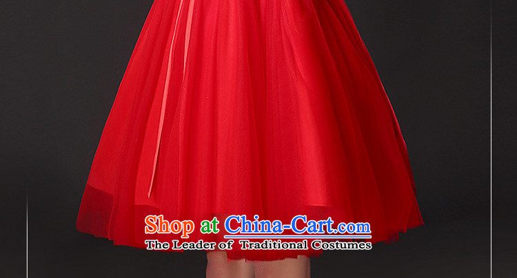 The Holy her wedding dress bride evening dresses 2015 Spring/Summer new red short of married women wedding lace bridesmaid Services Services Red S pictures transmitted, prices, brand platters! The elections are supplied in the national character of distribution, so action, buy now enjoy more preferential! As soon as possible.