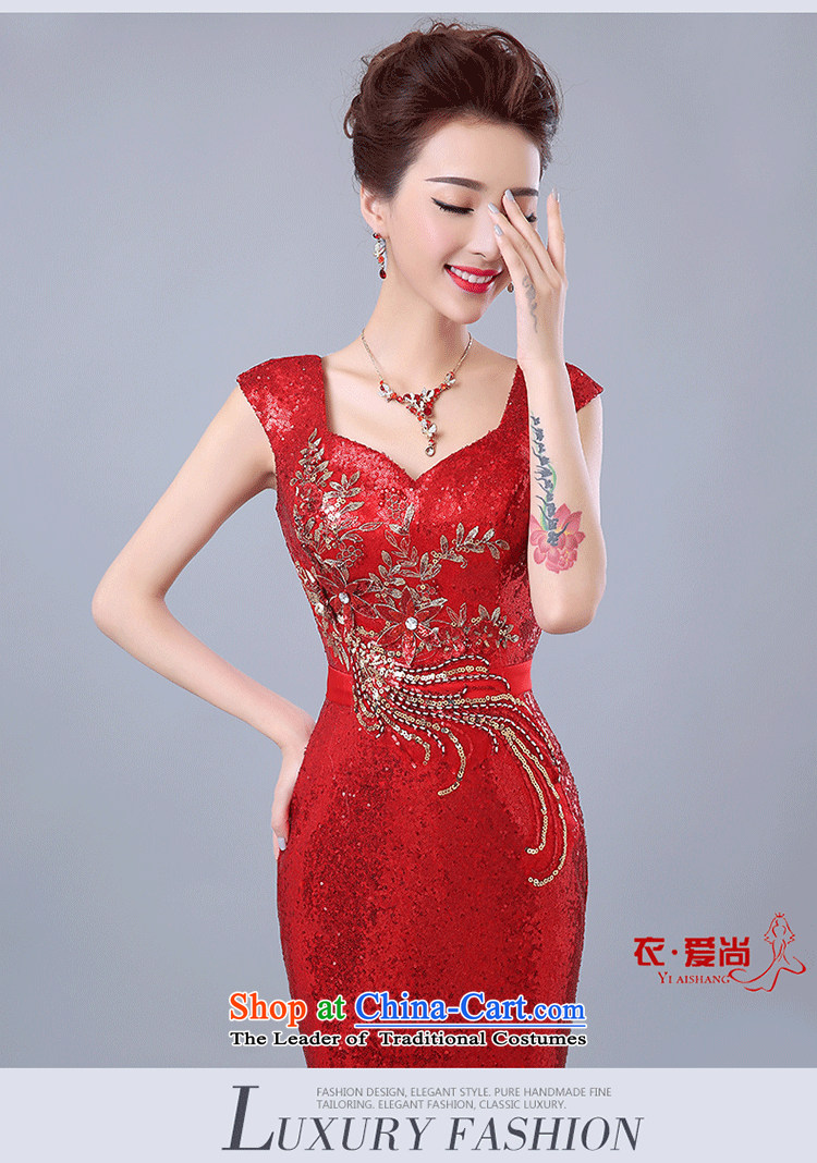 Long On-chip Sau San evening dresses moderator will banquet marriages bows clothes company's annual spring and summer gold XL Photo, prices, brand platters! The elections are supplied in the national character of distribution, so action, buy now enjoy more preferential! As soon as possible.