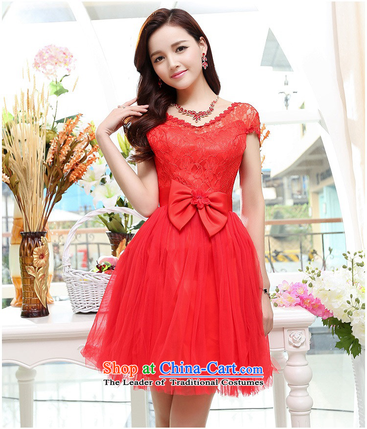 Upscale dress Summer 2015 new twine bow knot dresses dress lace princess skirt elegant ladies bon bon skirt banquet dress purple S picture, prices, brand platters! The elections are supplied in the national character of distribution, so action, buy now enjoy more preferential! As soon as possible.