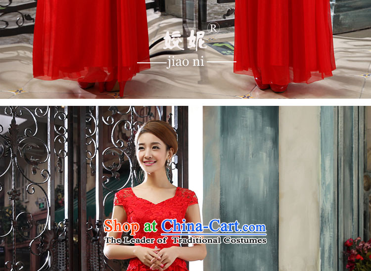 Every bride bows services Connie wedding dresses Summer 2015 new wedding dress red double-shoulder straps gathering banquet evening dresses long red XXL picture, prices, brand platters! The elections are supplied in the national character of distribution, so action, buy now enjoy more preferential! As soon as possible.