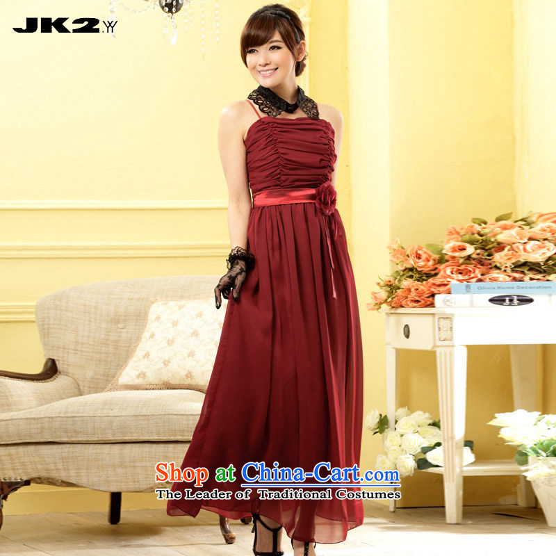  To intensify the dinner JK2 gown strap chiffon long skirt elegant Bridal Services evening drink. XL recommendations of the girl purple around 922.747 125 .,JK2.YY,,, shopping on the Internet