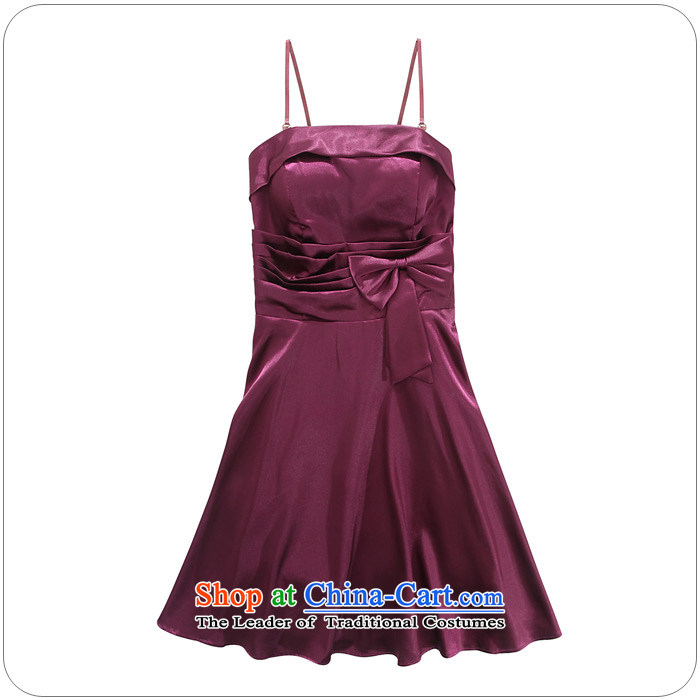  Wipe the chest Jk2.yy sweet strap bridesmaid to bow tie Top Loin of pure color, large dresses short skirt purple XXL recommendations about 150 pictures, prices, brand platters! The elections are supplied in the national character of distribution, so action, buy now enjoy more preferential! As soon as possible.