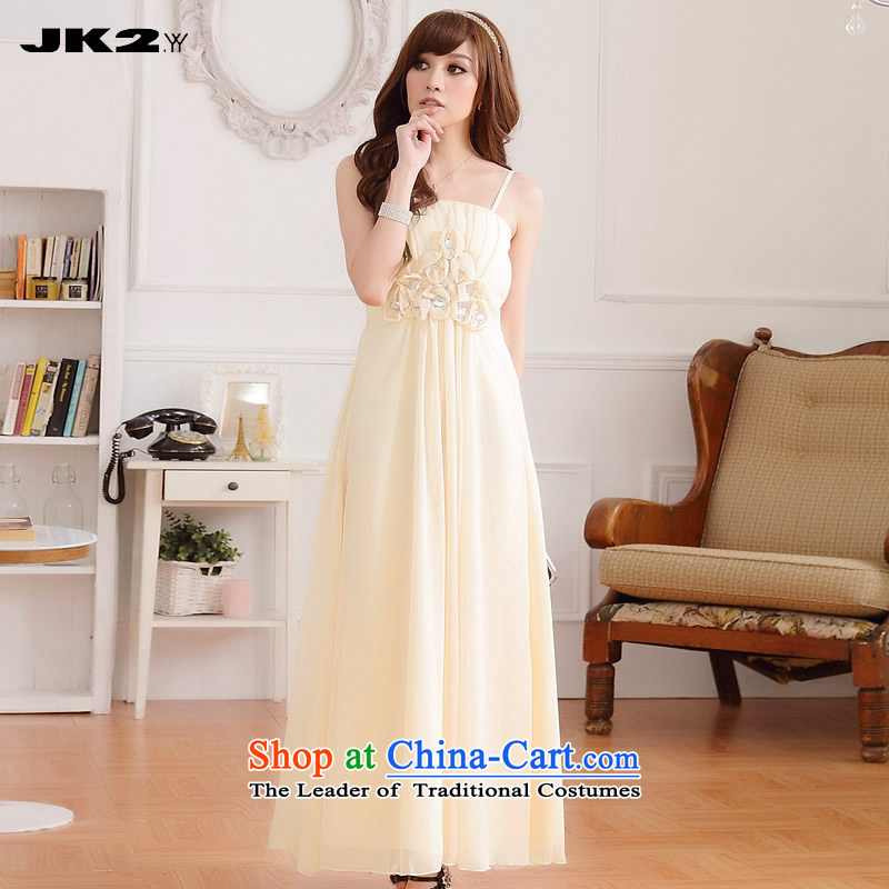  Manually staple sweet Jk2.yy drill length of dress solid color strap Sau San evening larger Simple Snow woven dresses dark red 2XL recommendations about 140 ,JK2.YY,,, shopping on the Internet
