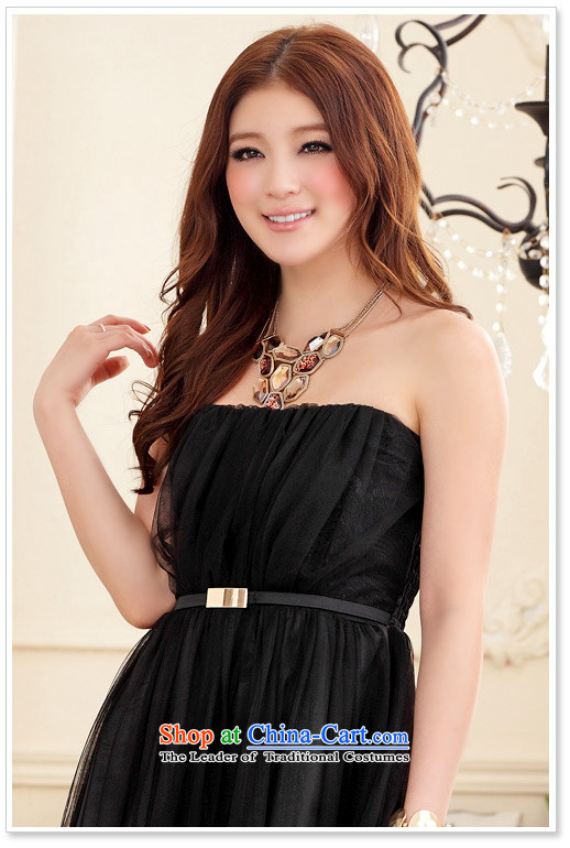 The Korean version of sweet princess JK2 anointed chest pure color small dress lei mesh yarn bridesmaid dress wedding dress XL black skirt. Both code around 922.747 recommended 100 pictures, prices, brand platters! The elections are supplied in the national character of distribution, so action, buy now enjoy more preferential! As soon as possible.