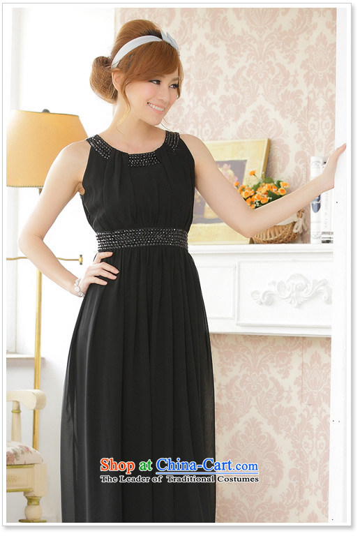 2015 temperament elegant manually JK2 nail-ju long chiffon evening dresses pure color wedding dress bridesmaid services services black. XL bows recommendations about 130 Photo, prices, brand platters! The elections are supplied in the national character of distribution, so action, buy now enjoy more preferential! As soon as possible.