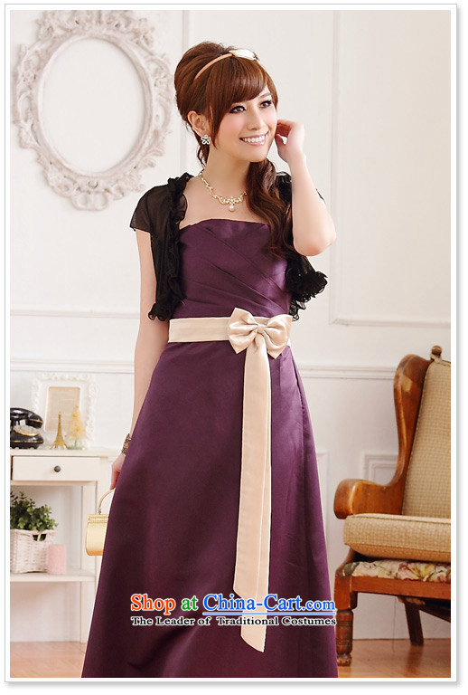2015 Sau San graphics and slender Jk2.yy) Bride bows service dress wedding dress evening banquet wrapped chest dresses purple XL recommendations about 130 Photo, prices, brand platters! The elections are supplied in the national character of distribution, so action, buy now enjoy more preferential! As soon as possible.