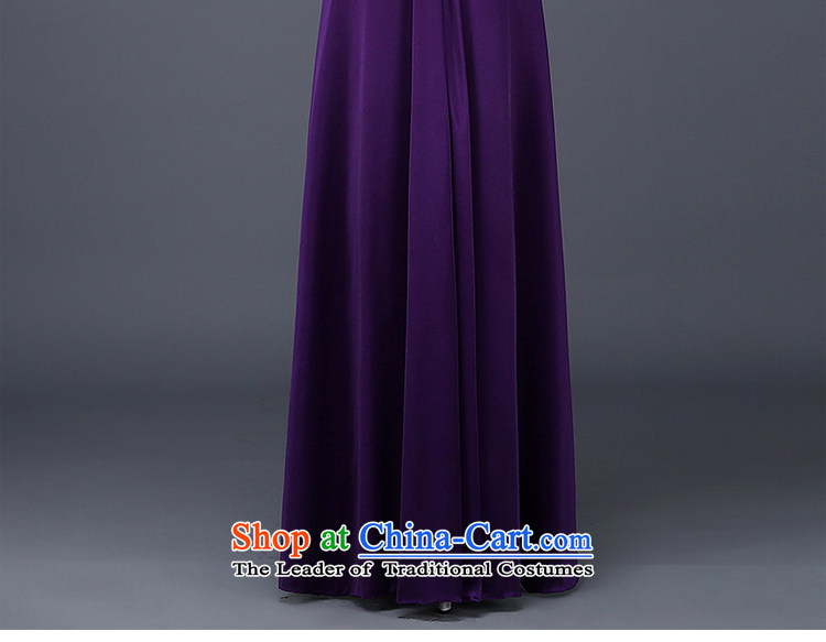 Pure Love bamboo yarn evening dresses 2015 new services during the spring and autumn) Bride bows wedding dress stylish girl red long crowsfoot shoulder dark blue XL Photo, prices, brand platters! The elections are supplied in the national character of distribution, so action, buy now enjoy more preferential! As soon as possible.