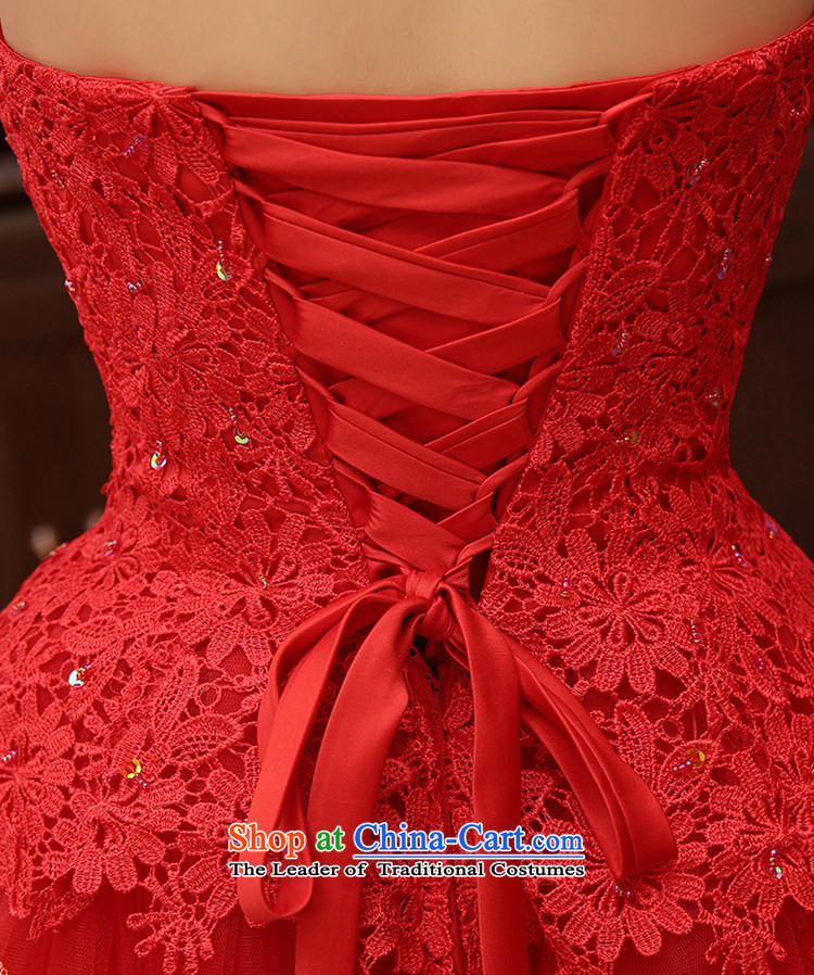 Time Syrian marriages bows to wipe the chest straps red Korean small dress bridesmaid service, evening dresses 2015 New Red Dress Web Red XL Photo, prices, brand platters! The elections are supplied in the national character of distribution, so action, buy now enjoy more preferential! As soon as possible.