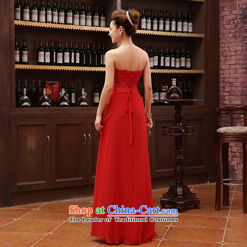 Time Syrian evening dresses 2015 new dresses wedding dress bride bows services for pregnant women and large chest red long banquet evening dress Top Loin of female red XXL, time Syrian shopping on the Internet has been pressed.