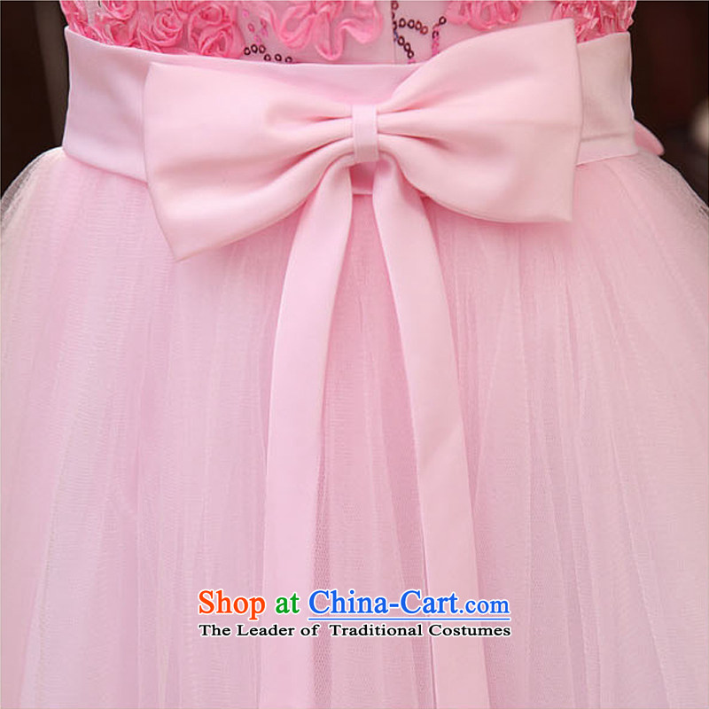 Time Syrian wedding dresses bridesmaid services services wedding dress banquet bows betrothal evening dress short of the new 2015 Sau San sister dress booking wedding dress skirt pink XL, Syria has been pressed time shopping on the Internet