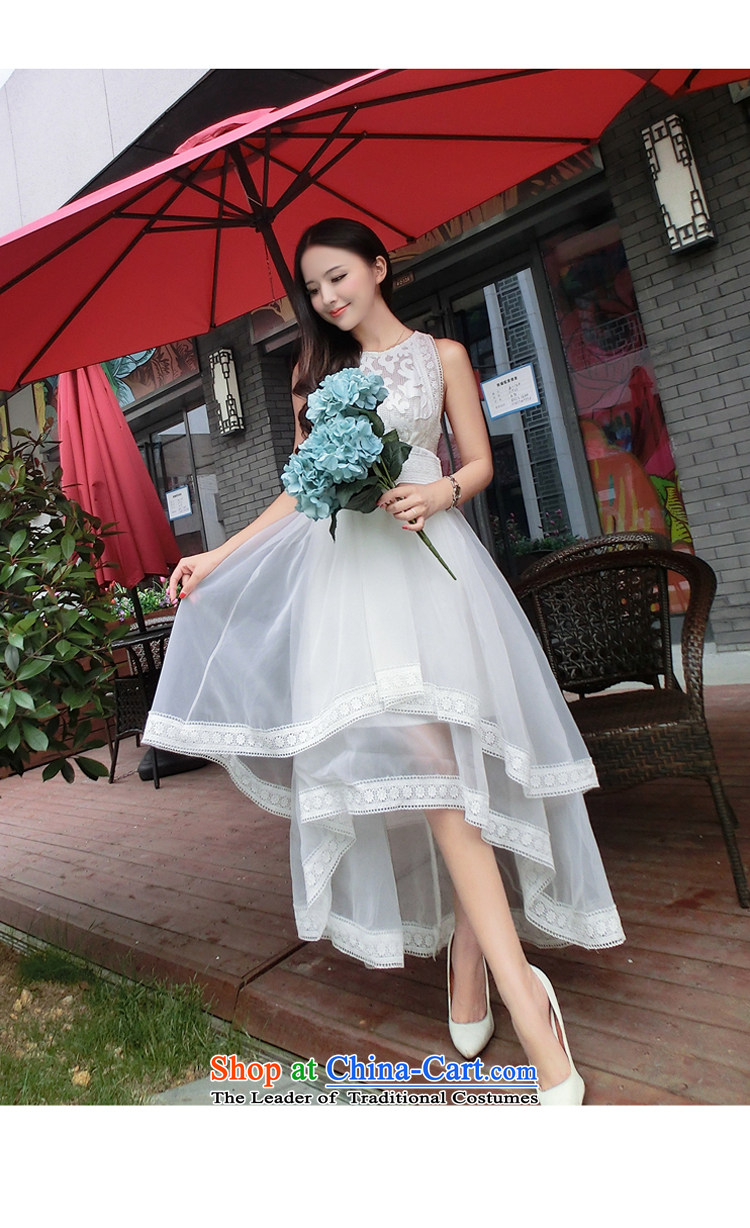 The 2015 Dili Blair and new custom Korean fashion sense of evening dresses dresses stereo grid embroidery bon bon skirt 8130 White L picture, prices, brand platters! The elections are supplied in the national character of distribution, so action, buy now enjoy more preferential! As soon as possible.