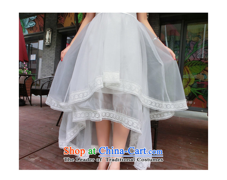 The 2015 Dili Blair and new custom Korean fashion sense of evening dresses dresses stereo grid embroidery bon bon skirt 8130 White L picture, prices, brand platters! The elections are supplied in the national character of distribution, so action, buy now enjoy more preferential! As soon as possible.