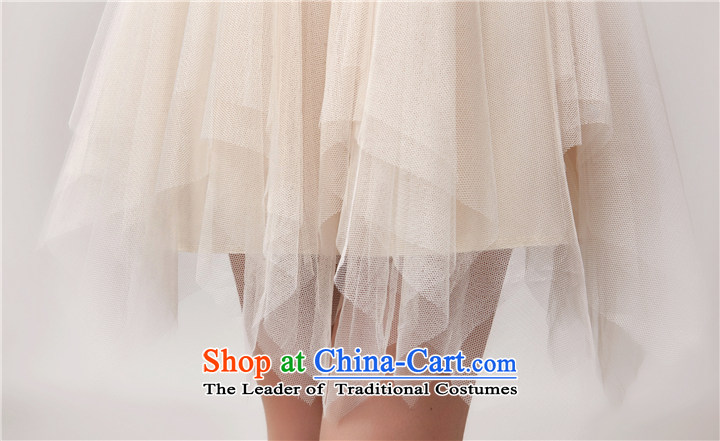 Coastline Fong homes by 2015 new staple pearl bridesmaid sister skirt short of services and banquet dinner dress small chest pink dresses L picture, prices, brand platters! The elections are supplied in the national character of distribution, so action, buy now enjoy more preferential! As soon as possible.