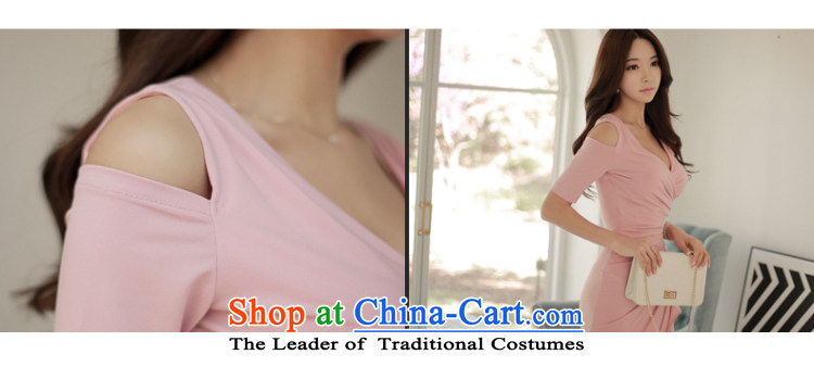 Admissibility Lin bridesmaid dress summer 2015, summer new women's sexy short-sleeved dresses package and video thin long skirt dress Ms. 501 pink L picture, prices, brand platters! The elections are supplied in the national character of distribution, so action, buy now enjoy more preferential! As soon as possible.