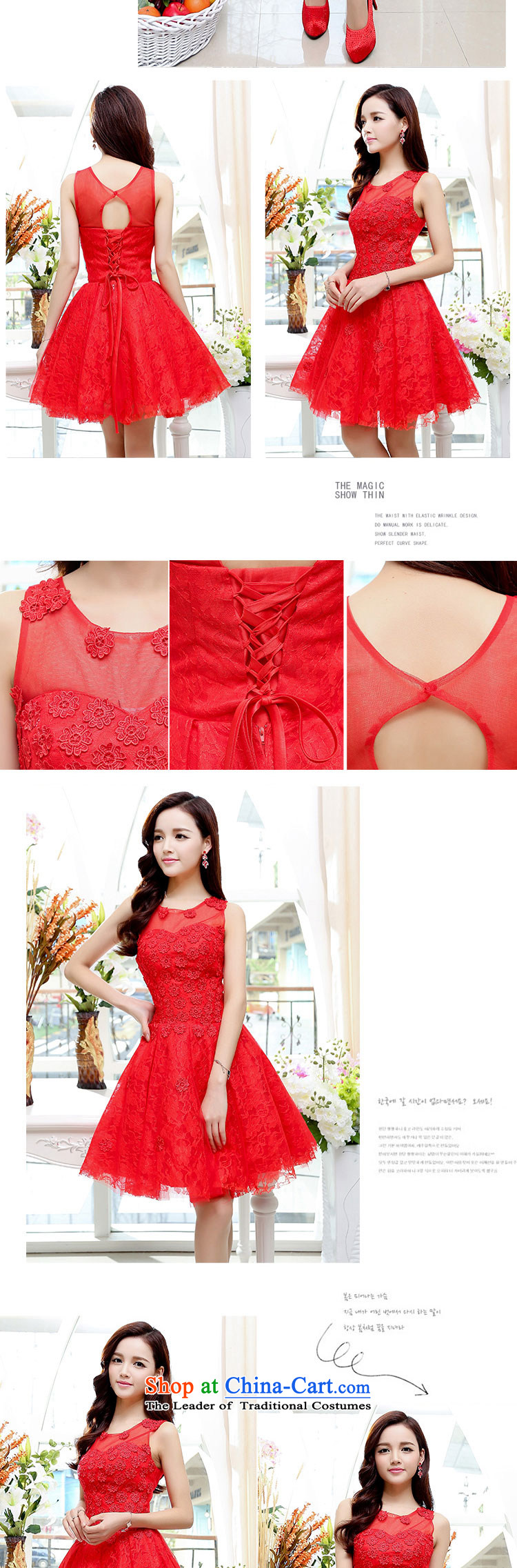 Zen Ying dress female new 2015 lace marriage solemnisation skirt Sau San gauze bridesmaid wedding dresses red S picture, prices, brand platters! The elections are supplied in the national character of distribution, so action, buy now enjoy more preferential! As soon as possible.