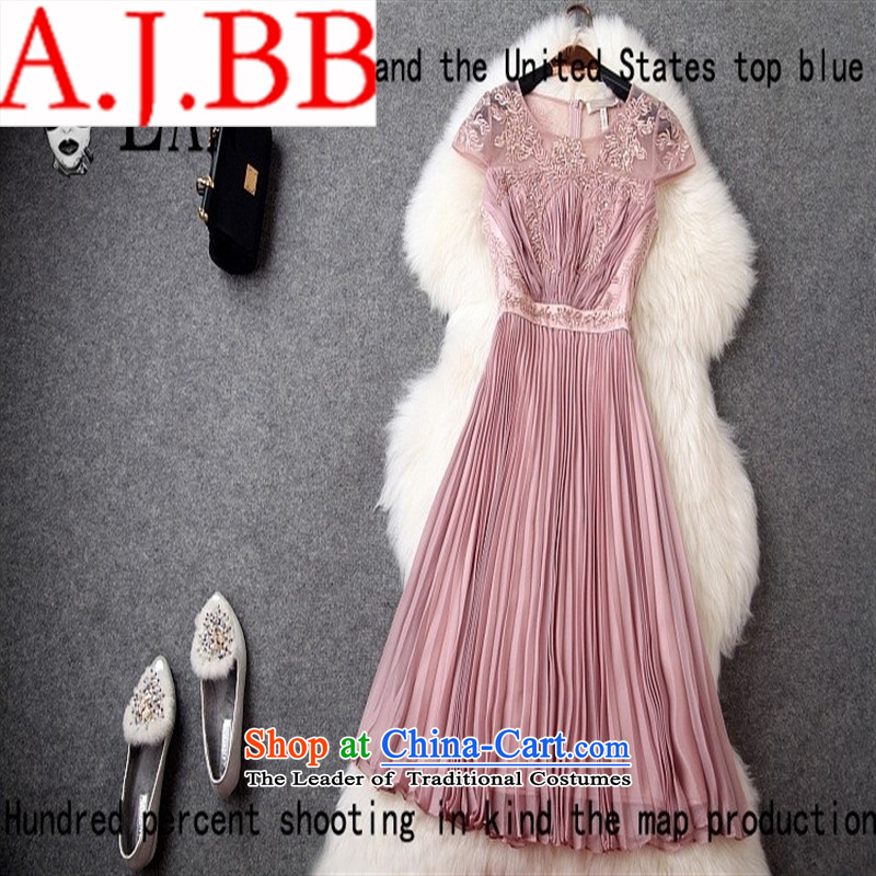 Vpro spring and summer 2015 stores only new western style heavy industry like Susy Nagle Pearl set under the Sau San dress skirt the usual zongzi T2881 color 2,A.J.BB,,, shopping on the Internet