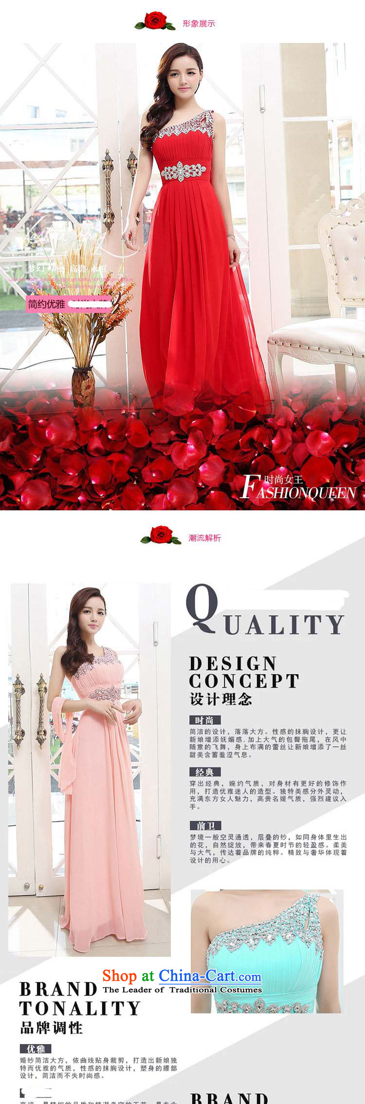 Zen Ying wedding fashion sense of elegant beauty 2015 Graphics thin sexy long high-lumbar marriage betrothal bridesmaid evening dresses dresses, wine red XL Photo, prices, brand platters! The elections are supplied in the national character of distribution, so action, buy now enjoy more preferential! As soon as possible.