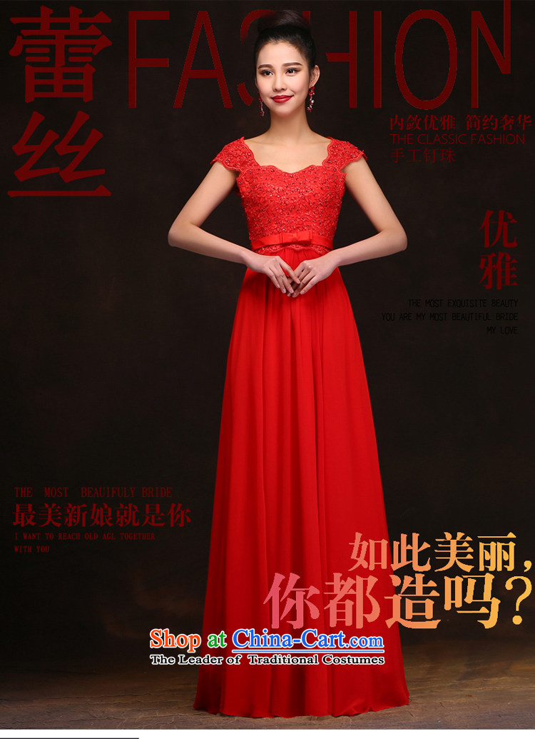 Pure Love bamboo yarn bows to the new Korean 2015 Red pregnant women wedding long bride wedding dress banquet evening dresses female summer normal) L picture, prices, brand platters! The elections are supplied in the national character of distribution, so action, buy now enjoy more preferential! As soon as possible.