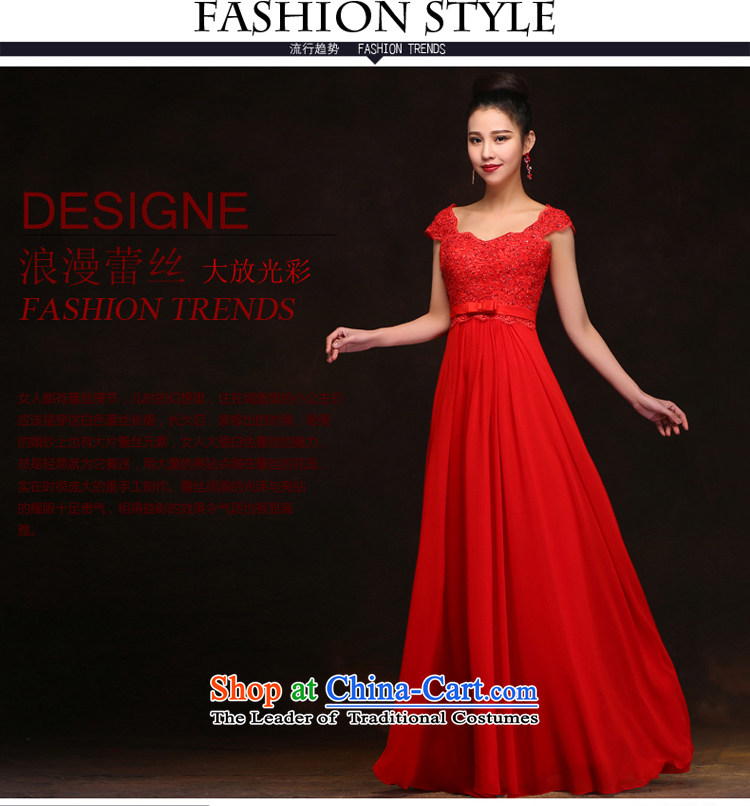 Pure Love bamboo yarn bows to the new Korean 2015 Red pregnant women wedding long bride wedding dress banquet evening dresses female summer normal) L picture, prices, brand platters! The elections are supplied in the national character of distribution, so action, buy now enjoy more preferential! As soon as possible.