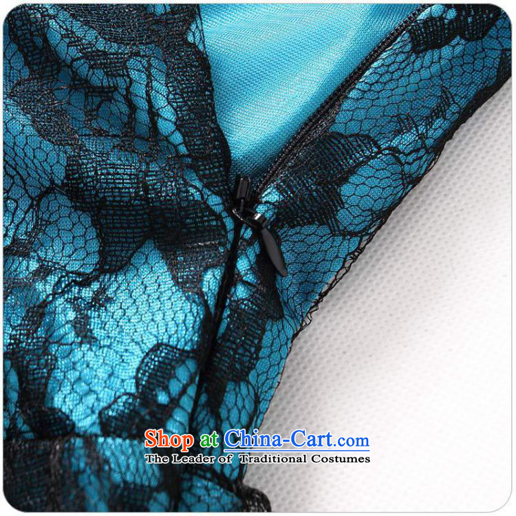 Hiv has been qi sexy nightclub performers skirt anointed chest lace princess dress skirt T9642A-1  XXXL apricot color pictures, prices, brand platters! The elections are supplied in the national character of distribution, so action, buy now enjoy more preferential! As soon as possible.