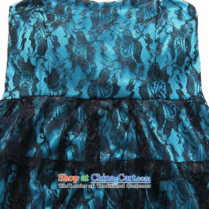 Hiv has been qi sexy nightclub performers skirt anointed chest lace princess dress skirt T9642A-1 apricot XXXL, HIV has been qi (aiyaqi) , , , shopping on the Internet