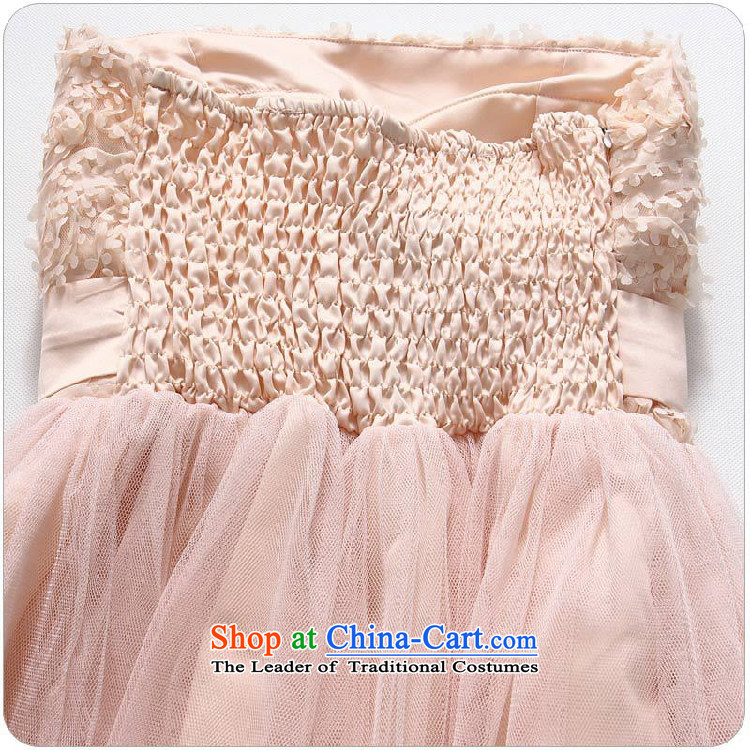 Hiv has been qi sweet lei mesh yarn sister skirt show small dress bow tie larger evening dress code is pink T9733A-1 F picture, prices, brand platters! The elections are supplied in the national character of distribution, so action, buy now enjoy more preferential! As soon as possible.