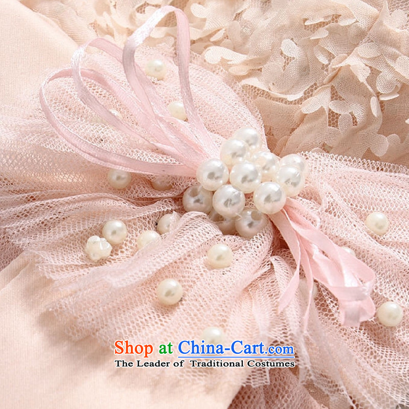 Hiv has been qi sweet lei mesh yarn sister skirt show small dress bow tie larger evening dress code is pink T9733A-1 F, HIV has been qi (aiyaqi) , , , shopping on the Internet