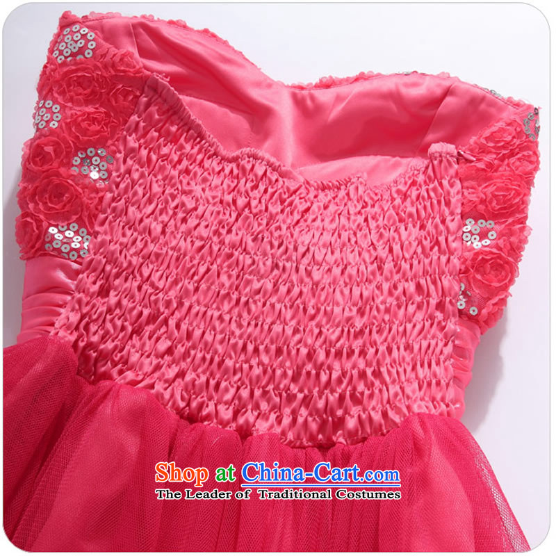 The new 2015 JK2 sweet Rose Bud mesh yarn Sau San short skirts larger anointed chest bridesmaid dress of marriage red XL recommendations about 130 ,JK2.YY,,, shopping on the Internet