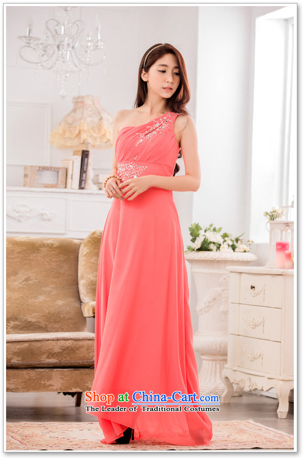Hiv has been qi high-end dinner performances conducted dress stylish shoulder manually staple pearl chiffon long evening dresses T9633A-1 ORANGE XXXL picture, prices, brand platters! The elections are supplied in the national character of distribution, so action, buy now enjoy more preferential! As soon as possible.