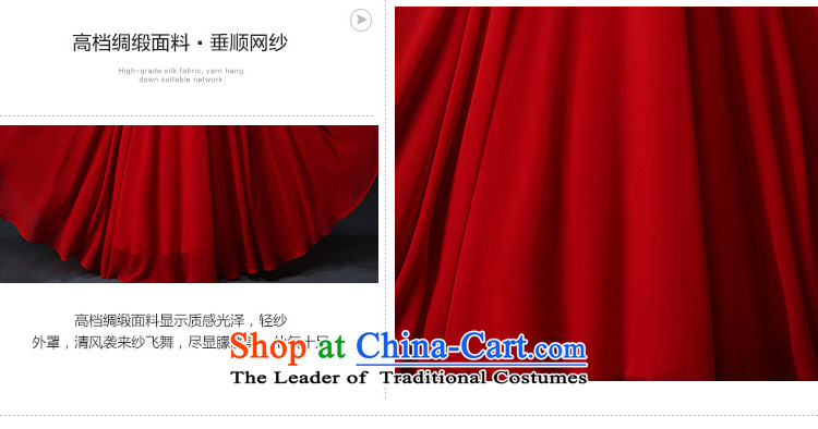 The bride wedding dresses Luang 2015 new summer shoulders long drink red dress uniform deep V-Neck dress chinese red M picture, prices, brand platters! The elections are supplied in the national character of distribution, so action, buy now enjoy more preferential! As soon as possible.