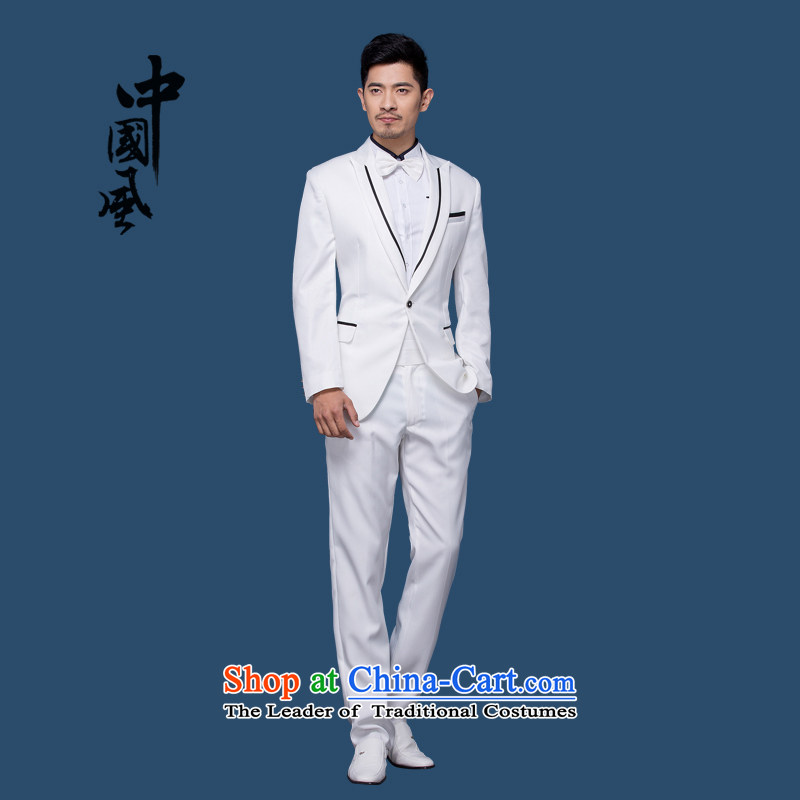 Pure Love bamboo yarn men marry her dress suit kit with new dresses Korea Health Division of the Stage Edition affect men boys performances. B) dress kit , pure bamboo 170(M)130 love yarn , , , shopping on the Internet