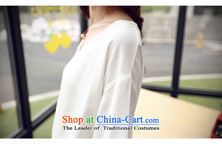 Hong Tai Spring  Summer 2015 δ Pure White V-neck in the fifth-sleeve T-shirt, white M pictures, 236A814335 price, brand platters! The elections are supplied in the national character of distribution, so action, buy now enjoy more preferential! As soon as possible.