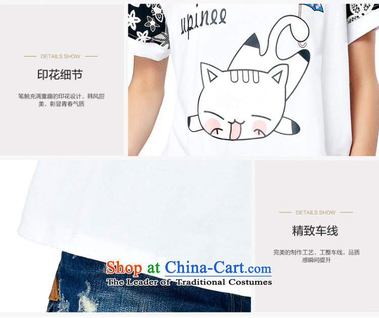 Take concubines and 2015 Summer Family larger female thick mm to xl short-sleeved T-shirt video thin thick white XL pictures, sister price, brand platters! The elections are supplied in the national character of distribution, so action, buy now enjoy more preferential! As soon as possible.