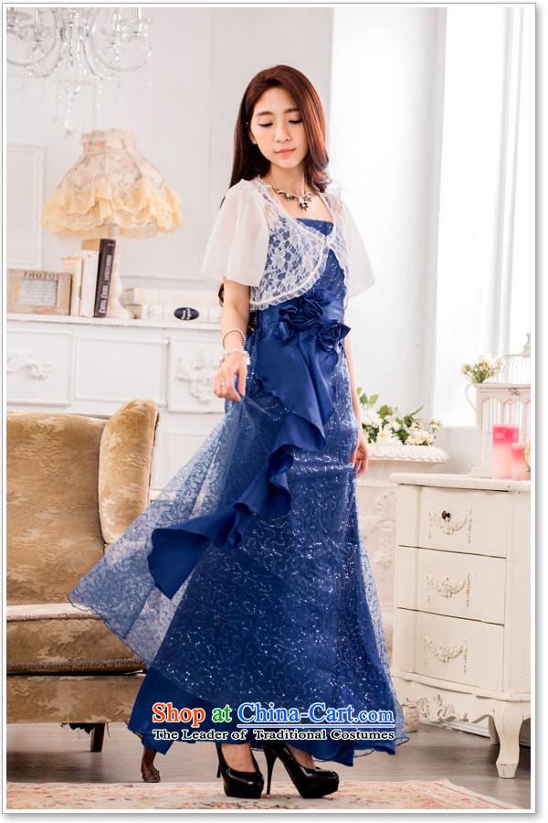 Hiv has the super star stylish Qi on chip evening dresses show service long gown T9929A-1 large blue XXXL picture, prices, brand platters! The elections are supplied in the national character of distribution, so action, buy now enjoy more preferential! As soon as possible.