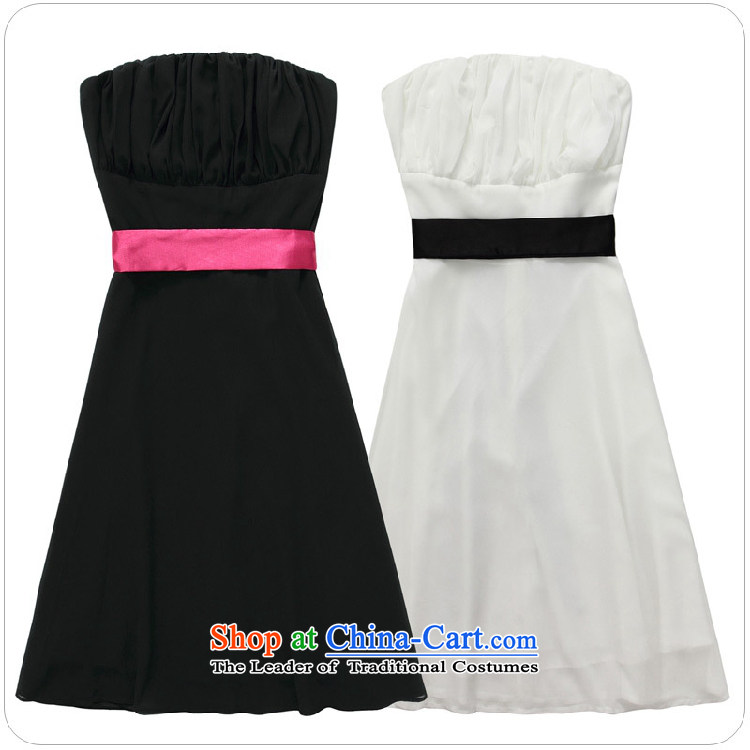 Hiv has a minimalist style with Qi chest large color plane belt chiffon dinner show dress dresses T9930A-1 White XL Photo, prices, brand platters! The elections are supplied in the national character of distribution, so action, buy now enjoy more preferential! As soon as possible.